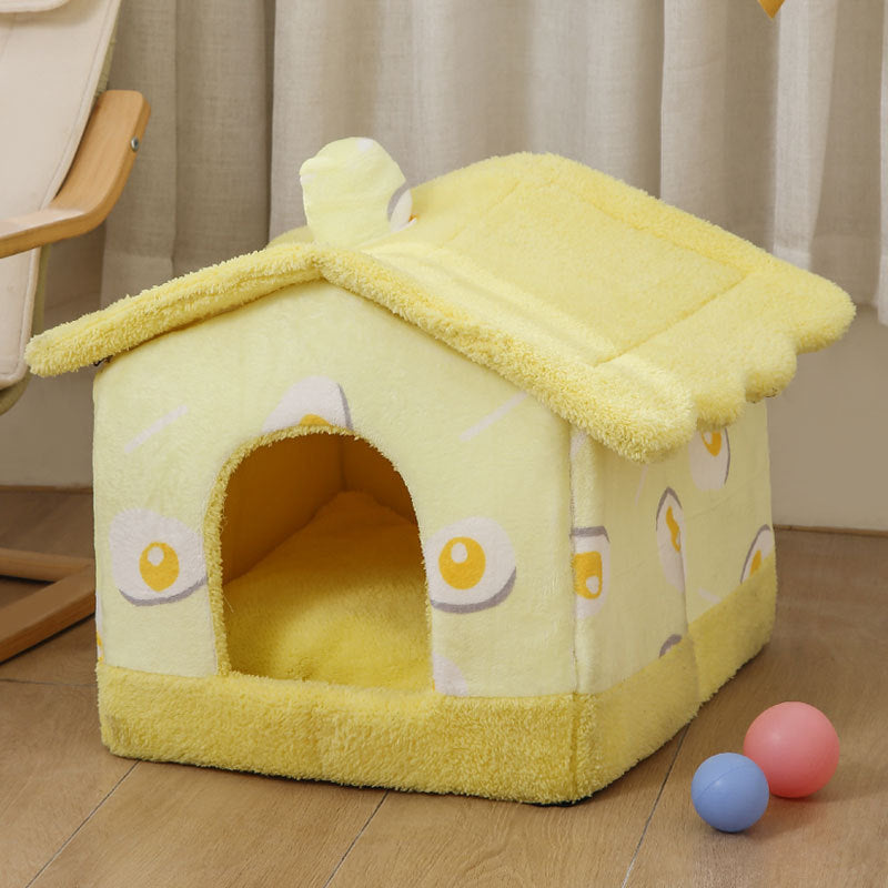 Foldable Dog House Kennel Bed