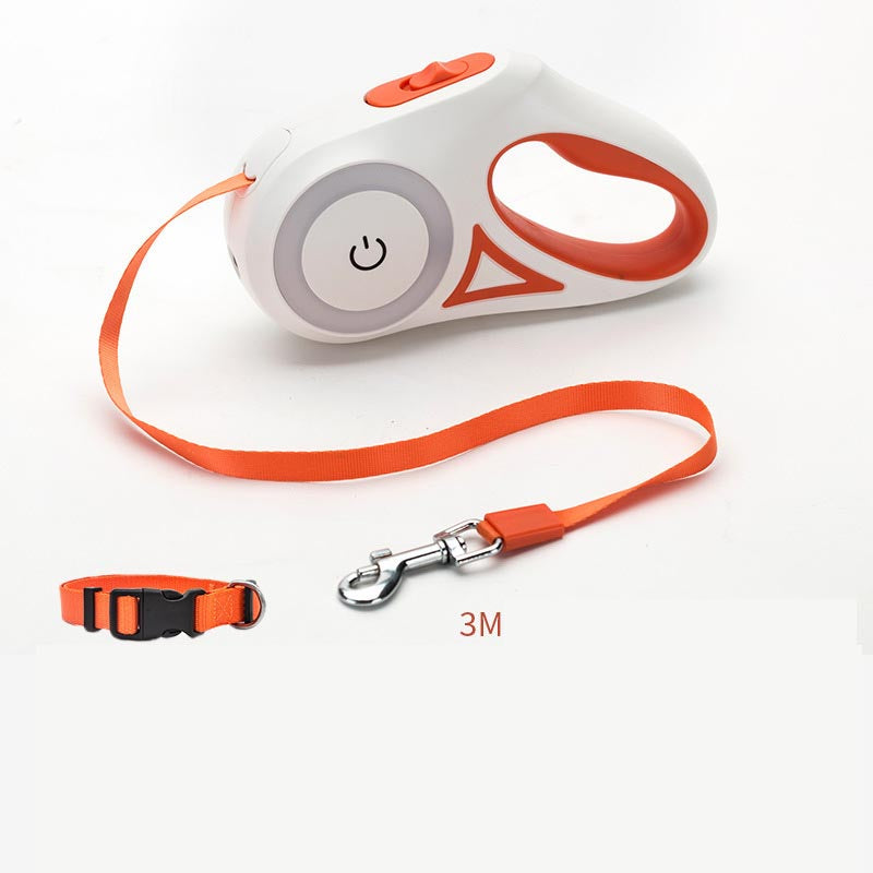 LED Dog Retractable Leash