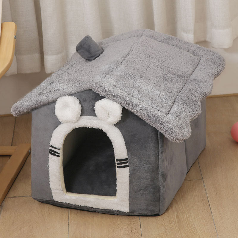 Foldable Dog House Kennel Bed